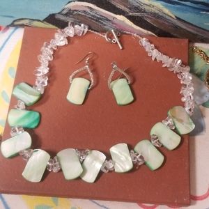 Vintage necklace and earrings set